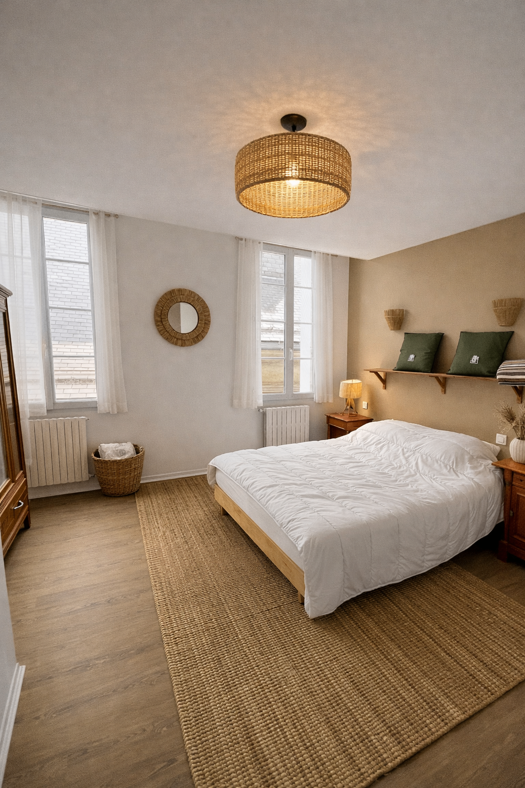 Chambre avec salle de bain privative