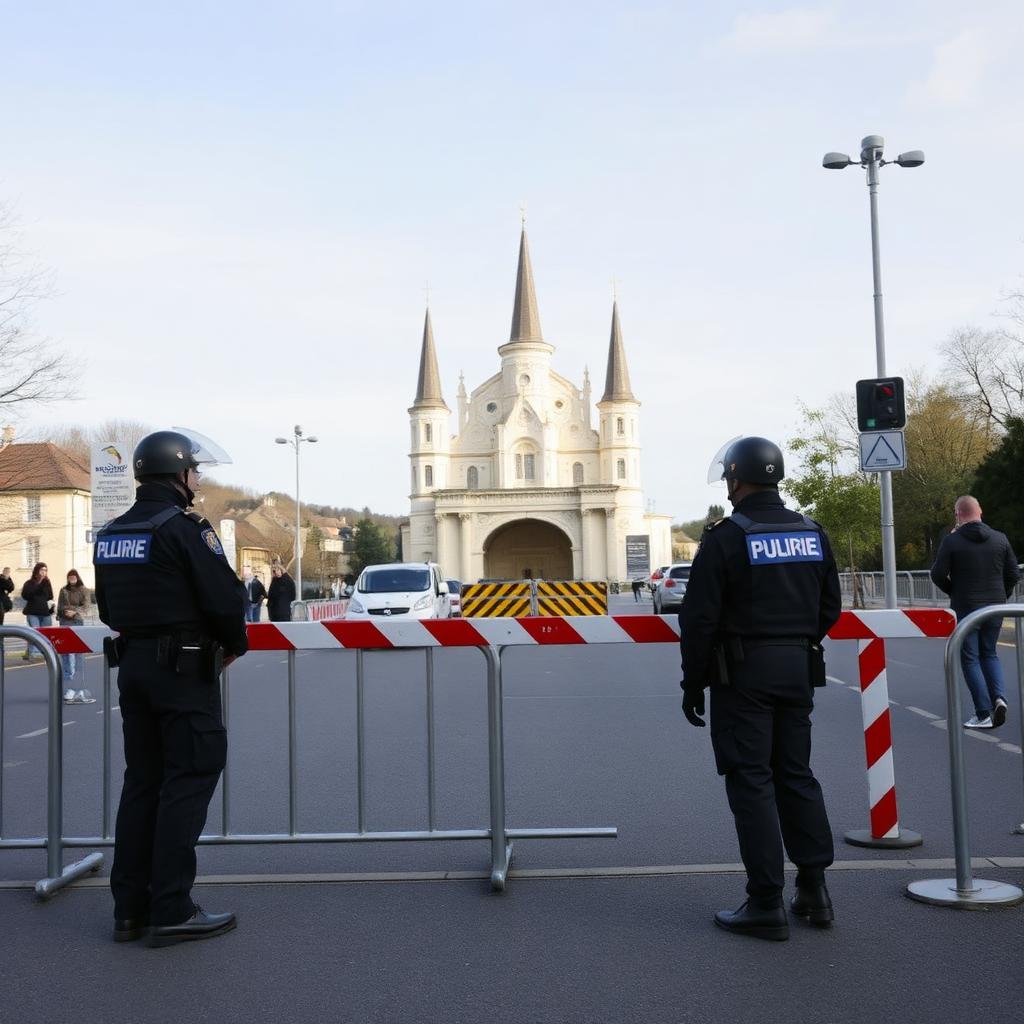 Sécurité et circulation à Lourdes pendant la visite du Pape (sept. 2026)